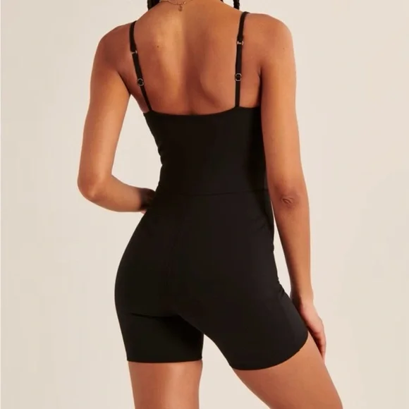 Abercrombie & Fitch Ponte Unitard Romper - Size SP - Picture 3 of 11